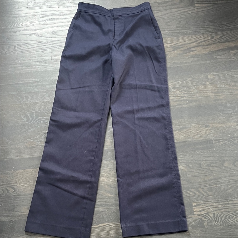 Club Monaco Women’s Navy wide leg Dress Pants